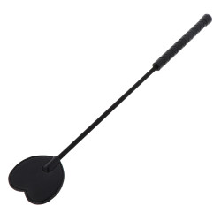 Hidden Desire Cravache Black Heart 44cm Noir